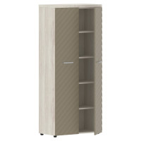 Шкаф с глухими дверьми и топом TLHC 85.1 Капучино/Сосна Эдмонт Z 856х450х1968 TORR LUX