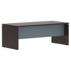 Стол руководителя TLST 209 Венге Магия Z/Серо-голубой 2000х900х750 TORR LUX