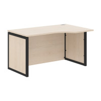 Стол эргономичный XQPCET 149H(R) Бук Тиара/Антрацит 1400х900х750 XTEN-QP