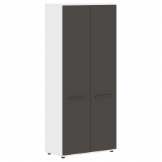Шкаф высокий широкий EHCS 85.1 Мокко/Мокко/Белыйй 852х430х1967 EDIS
