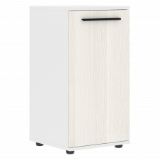 Шкаф малый узкий ELCS 42.1 Ясень Траун/Черный/Белый 426х430х832 EDIS