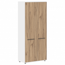 Шкаф высокий широкий EHCS 85.1 Дуб Денвер светлый/Мокко/Белый 852х430х1967 EDIS
