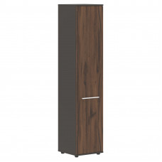 Шкаф высокий узкий EHCS 42.1 Дуб Денвер тёмный/Белый/Мокко 426х430х1967 EDIS