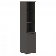 Шкаф высокий узкий EHCS 42.5 Мокко/Черный/Мокко 426х430х1967 EDIS