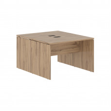 Стол двойной ED2ST 1167 Дуб Денвер светлый/Черный 1160х1346х750 EDIS