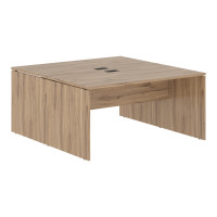 Стол двойной ED2ST 1580 Дуб Денвер светлый/Черный 1560х1606х750 EDIS