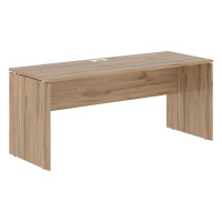 Стол прямой EDST 1767 Дуб Денвер светлый/Белый 1760х670х750 EDIS