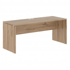 Стол прямой EDST 1767 Дуб Денвер светлый/Белый 1760х670х750 EDIS