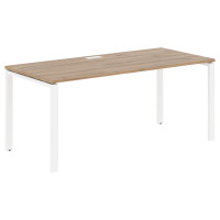 Стол прямой EUST 1780 Дуб Денвер светлый/Белый 1760х800х750 EDIS