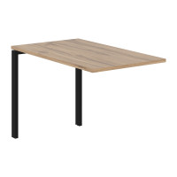 Брифинг-приставка EUB 1167 Дуб Денвер светлый/Черный 1160х670х750 EDIS