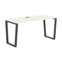 Стол прямой EVST 1567 Ясень Траун/Мокко 1560х670х750 EDIS