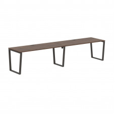 Стол 2-х местный EVWST 3580 Дуб Денвер тёмный/Мокко 3526х800х750 EDIS