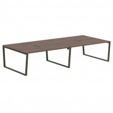 Стол 4-х местный EVWST 3516 Дуб Денвер тёмный/Мокко 3526х1606х750 EDIS