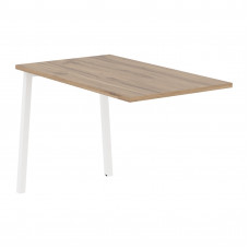 Брифинг-приставка ELB 1167 Дуб Денвер светлый/Белый 1160х670х750 EDIS