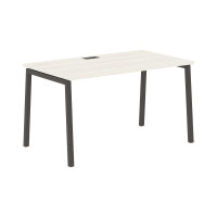 Стол прямой ELST 1380 Ясень Траун/Мокко 1360х800х750 EDIS