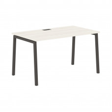 Стол прямой ELST 1380 Ясень Траун/Мокко 1360х800х750 EDIS