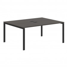 Стол 2-х местный EUWST 1713 Мокко/Черный 1760х1346х750 EDIS