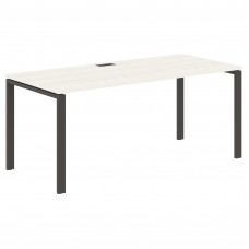 Стол прямой EUST 1780 Ясень Траун/Мокко 1760х800х750 EDIS