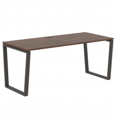 Стол прямой EVST 1780 Дуб Денвер тёмный/Мокко 1760х800х750 EDIS