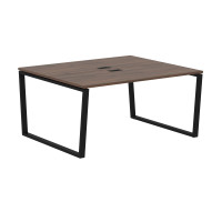 Стол 2-х местный EVWST 1513 Дуб Денвер тёмный/Черный 1560х1346х750 EDIS