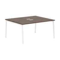 Стол 2-х местный ELWST 1513 Дуб Денвер тёмный/Белый 1560х1346х750 EDIS