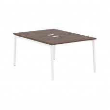 Стол 2-х местный ELWST 1116 Дуб Денвер тёмный/Белый 1160х1606х750 EDIS