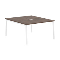 Стол 2-х местный ELWST 1316 Дуб Денвер тёмный/Белый 1360х1606х750 EDIS