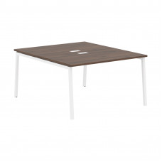 Стол 2-х местный ELWST 1316 Дуб Денвер тёмный/Белый 1360х1606х750 EDIS