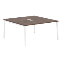 Стол 2-х местный ELWST 1516 Дуб Денвер тёмный/Белый 1560х1606х750 EDIS