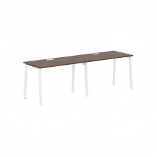 Стол 2-х местный ELWST 2367 Дуб Денвер тёмный/Белый 2326х670х750 EDIS