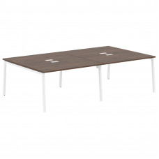 Стол 4-х местный ELWST 2716 Дуб Денвер тёмный/Белый 2726х1606х750 EDIS