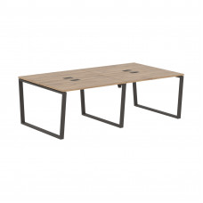 Стол 4-х местный EVWST 2313 Дуб Денвер светлый/Мокко 2326х1346х750 EDIS