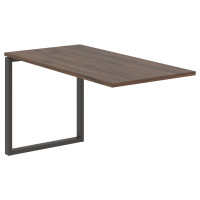 Брифинг-приставка EQB 1367 Дуб Денвер тёмный/Мокко 1360х670х750 EDIS