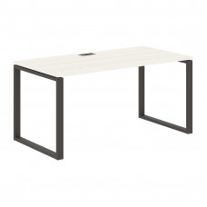 Стол прямой EQST 1580 Ясень Траун/Мокко 1560х800х750 EDIS