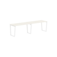 Стол 2-х местный EVWST 2767 Ясень Траун/Белый 2726х670х750 EDIS