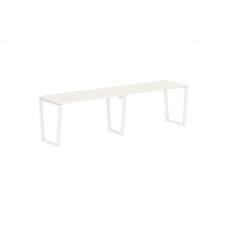 Стол 2-х местный EVWST 2767 Ясень Траун/Белый 2726х670х750 EDIS
