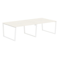 Стол 4-х местный EVWST 2713 Ясень Траун/Белый 2726х1346х750 EDIS