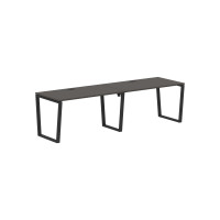 Стол 2-х местный EVWST 2780 Мокко/Черный 2726х800х750 EDIS