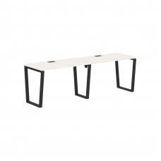 Стол 2-х местный EVWST 2367 Ясень Траун/Черный 2326х670х750 EDIS