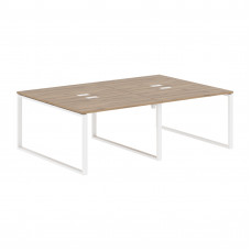 Стол 4-х местный EQWST 2316 Дуб Денвер светлый/Белый 2326х1606х750 EDIS