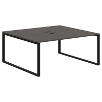 Стол 2-х местный EQWST 1716 Мокко/Черный 1760х1606х750 EDIS