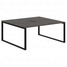Стол 2-х местный EQWST 1716 Мокко/Черный 1760х1606х750 EDIS