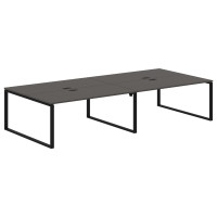 Стол 4-х местный EQWST 3516 Мокко/Черный 3526х1606х750 EDIS