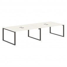 Стол 4-х местный EQWST 3513 Ясень Траун/Мокко 3526х1346х750 EDIS