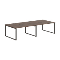 Стол 4-х местный EQWST 3113 Дуб Денвер тёмный/Мокко 3126х1346х750 EDIS