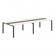 Конференц стол EUCT 3114 Ясень Траун/Мокко/Черный 3132х1346х750 EDIS