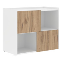 Тумба сервисная ELC 9045 Дуб Денвер светлый/Белый 904х450х750 ЭДИС (EDIS)