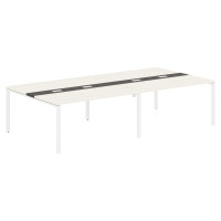 Конференц стол EUCT 3116 Ясень Траун/Мокко/Белый 3126х1606х750 EDIS