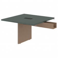 Стол приставной VFCT 1212 Нефрит/Кобра 1200х1200х750 VELION