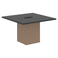 Стол центральный VCCT 1212 Яшма черный/Кобра 1200х1200х750 VELION